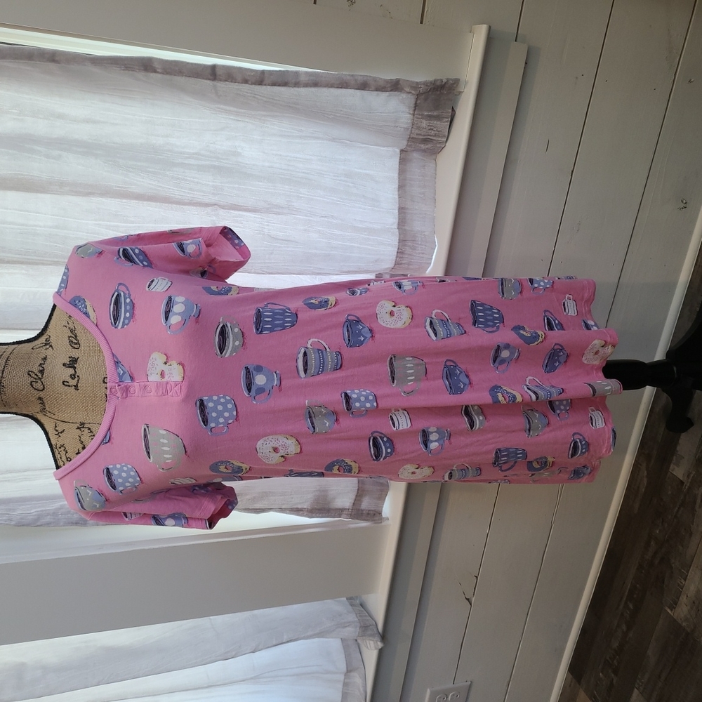 Ladies Small Coffee and Donut Pajamas